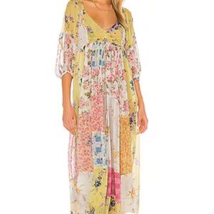 Love shack fancy patchwork dress